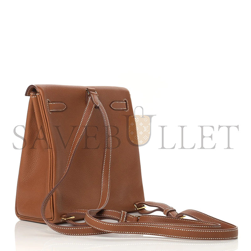 HERMÈS HANDBAGS KELLY ADO 37 BACKPACK GOLD KYADO2237TGGP (22*21*9cm)